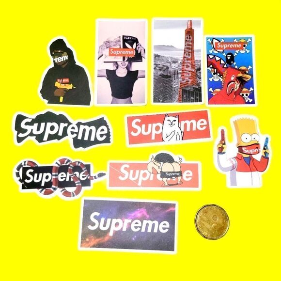 3/$20 brand new 10x waterproof Supreme stickers - Picture 1 of 1